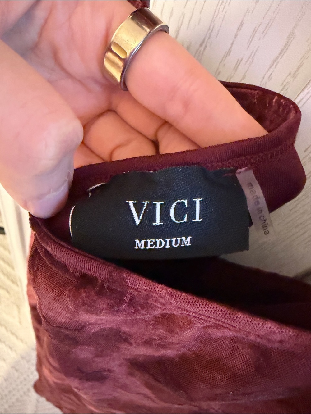 Vici Berry Cutout Midi Dress - Picture 7 of 9
